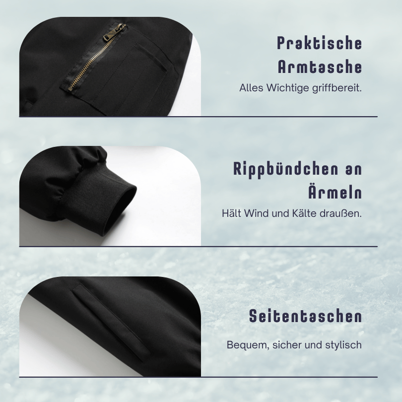 Barfustep™ Nordlen Wasserdichte Freizeitjacke mit Kapuze