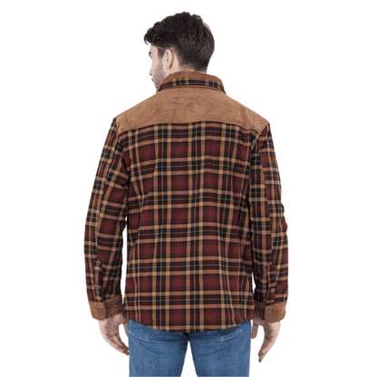 Barfustep™ Tedra Karo-Cordjacke mit Fleecefutter