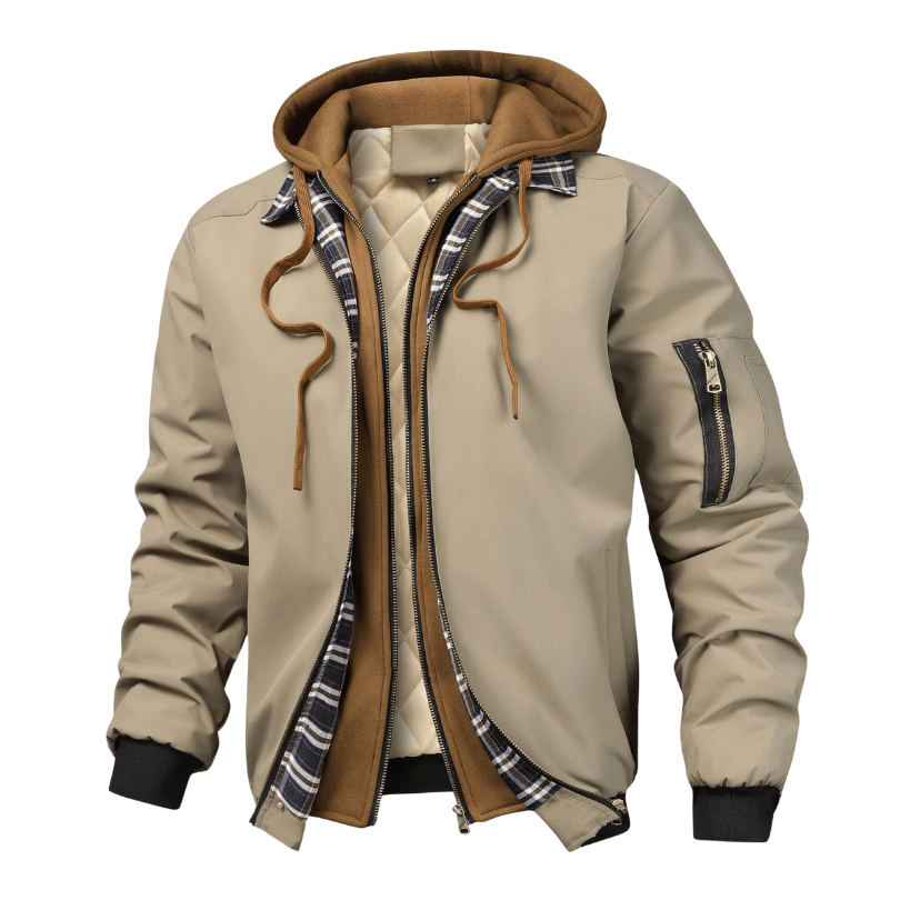 Barfustep™ Nordlen Wasserdichte Freizeitjacke mit Kapuze