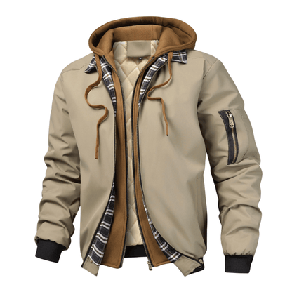 Barfustep™ Nordlen Wasserdichte Freizeitjacke mit Kapuze